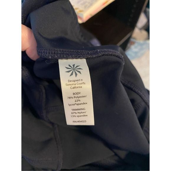 Athleta Navy Legging - Picture 9 of 9